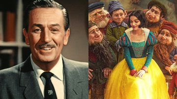 Walt Disney (à esqu.) e cena de Branca de Neve (à dir.) - Getty Images e Divulgação/Disney