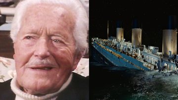 Frank Prentice (à esqu.) e cena do filme Titanic (à dir.) - Reprodução/Vídeo e Divulgação