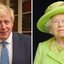 Boris Johnson e Rainha Elizabeth II