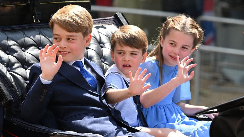 Príncipe George, Príncipe Louis e Princesa Charlotte - Getty Images