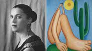 Tarsila do Amaral e seu quadro "Abaporu" - Getty Images / Divulgação/MALBA