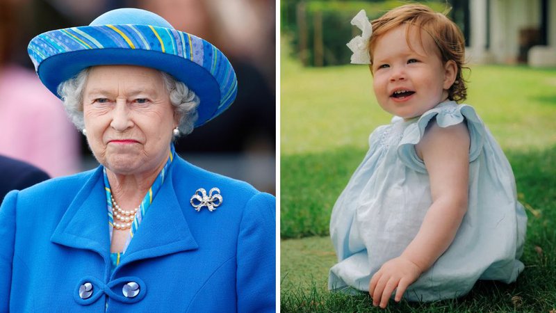 Rainha Elizabeth II e Lilibet Diana - Getty Images; Divulgação