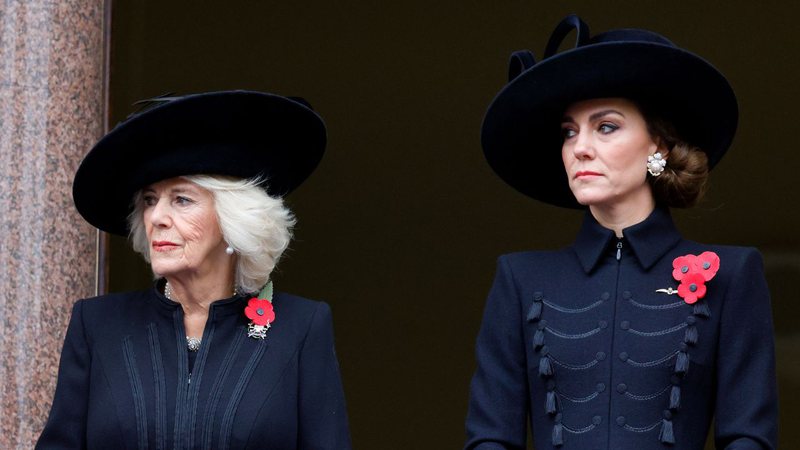 Rainha Consorte Camilla e Kate Middleton - Getty Images