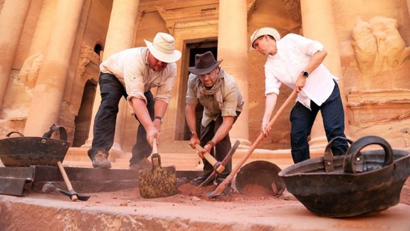 Escavação na cidade de Petra - Excavation Unknown/Discovery Channel