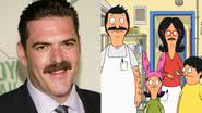 Jay Johnston (à esqu.) e imagem de Bob's Burgers (à dir.) - Getty Images