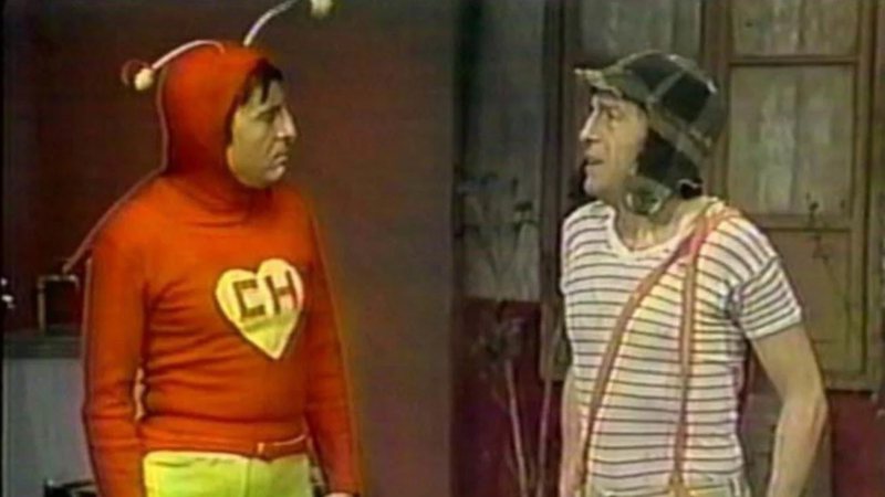 Chapolin Colorado e Chaves - Reprodução/SBT