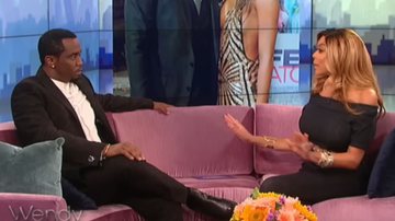 Diddy e a apresentadora Wendy Williams - Divulgação/Youtube