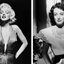 As estrelas de Hollywood Marilyn Monroe e Joan Crawford