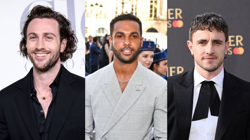 Os atores Aaron Taylor-Johnson, Lucien Laviscount e Paul Mescal - Getty Images