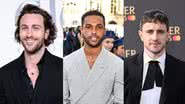 Os atores Aaron Taylor-Johnson, Lucien Laviscount e Paul Mescal - Getty Images