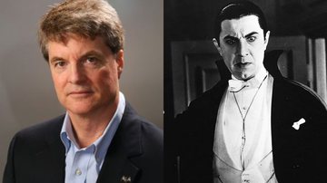 Dacre Stoker, sobrinho-bisneto de Bram (à esqu.) e cena de 'Drácula', 1931 (à dir.) - Divulgação e Universal Studios