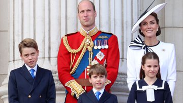 Em ordem: George, William, Louis, Kate e Charlotte - Getty Images