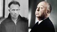 Ed Gein (à esqu.) e Alfred Hitchcock - Getty Images