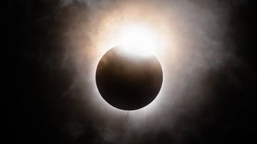 Imagem ilustrativa de um eclipse solar - Getty Images