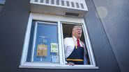 Donald Trump em visita ao McDonald's - Getty Images