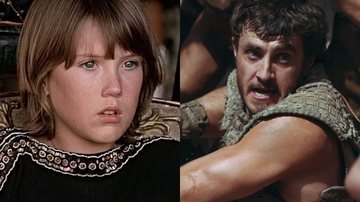 As duas versões do personagem Lucius, do filme Gladiador - Divulgação