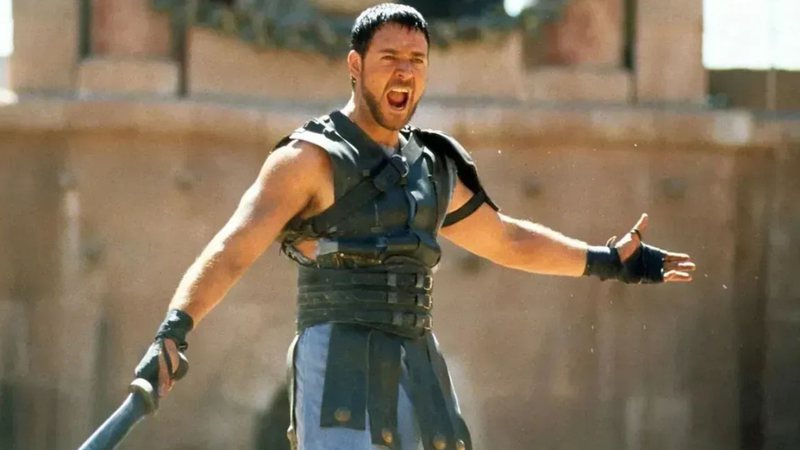 Russell Crowe em 'Gladiador' - Divulgação/Universal