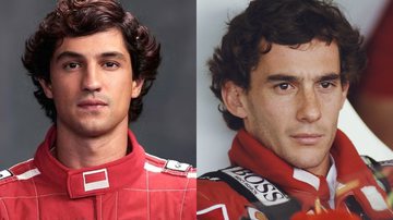 Ayrton Senna: Ficção e realidade - Divulgação/Netflix e Getty Images