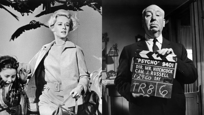 Tippi Hedren e Alfred Hitchcock - Getty Images