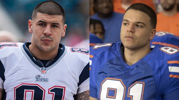 Aaron Hernandez: realidade e ficção - Getty Images / Reprodução/FX