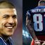 Aaron Hernandez e imagem de divulgação da série 'American Sports Story'