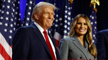 Donald Trump e sua esposa, Melania - Getty Images