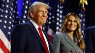 Donald Trump e sua esposa, Melania - Getty Images