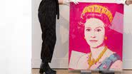 Serigrafia da rainha Elizabeth II, por Adny Warhol - Getty Images