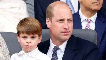 Príncipe William e seu filho, Louis - Getty Images