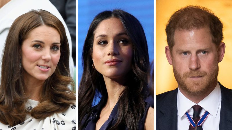 Kate Middleton, Meghan Markle, Príncipe Harry - Getty Images