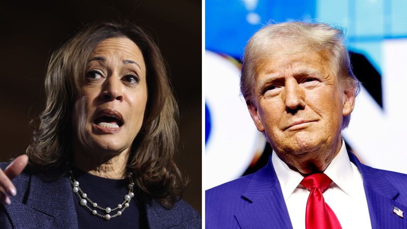 Kamala Harris e Donald Trump - Getty Images