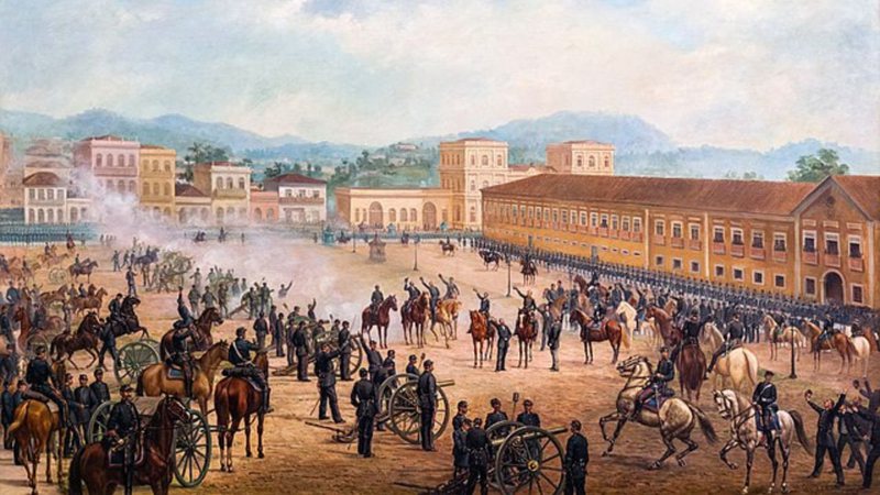 Proclamação da República, por Benedito Calixto (1893) - Wikimedia Commons via Domínio Público