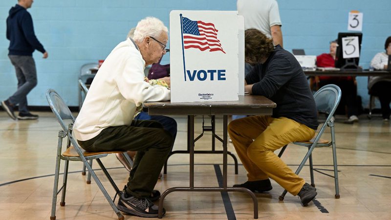 Cabine de voto nos Estados Unidos - Getty Images