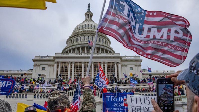 Invasão do Capitólio em 2021 - Getty Images