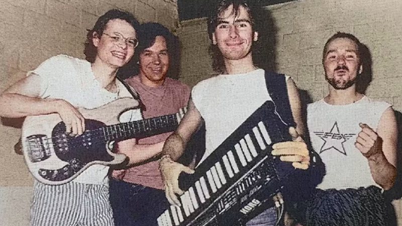 A banda FEX, autora da "música mais misteriosa da internet", nos anos 80 - Arquivo pessoal