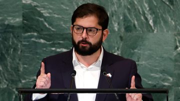 Gabriel Boric, presidente do Chile - Getty Images