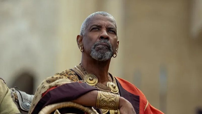 Denzel Washington em 'Gladiador 2' - Reprodução/Paramount Pictures