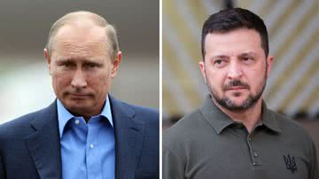 Vladimir Putin e Volodymyr Zelensky - Getty Images