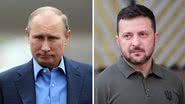 Vladimir Putin e Volodymyr Zelensky - Getty Images