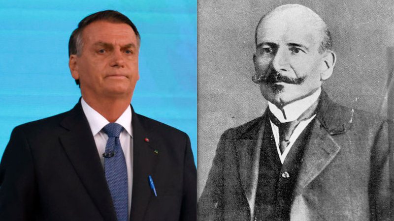 Jair Bolsonaro e Hermes da Fonseca - Getty Images