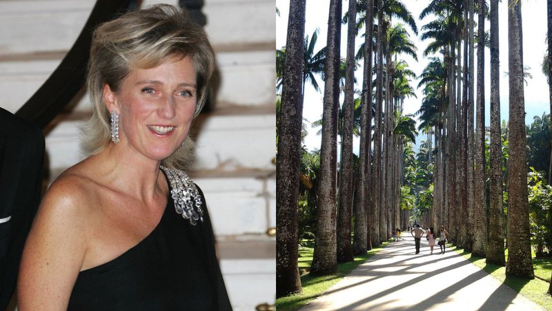 Princesa Astrid e Jardim Botânico - Getty Images e Wikimidea