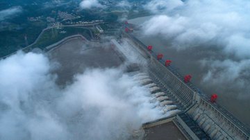 A Barragem das Três Gargantas, na província de Hubei, na China - Getty Images