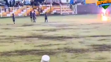 Jogadores foram atingidos por raio durante partida - Divulgação/X