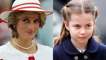 A princesa Diana (à esqu.) e Charlotte (à dir.) - Getty Imagens