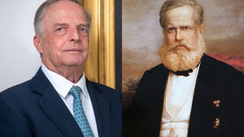 Dom Antônio de Orleans e Bragança (à esqu.) e Dom Pedro II (à dir.) - Arquivo pessoal e Arquivo Nacional