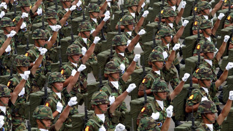 Forças armadas da Coreia do Sul - Getty Images