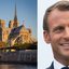 Macron visita a catedral