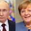 Vladimir Putin e Angela Merkel