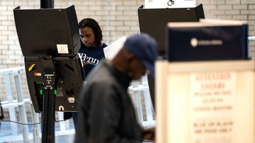 americanos votando nas eleições presidenciais - Getty Images