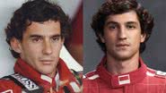 Ayrton Senna: realidade e ficção - Getty Images e Divulgação/Netflix